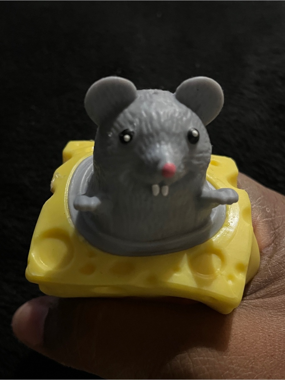 Hayes Specialties #800 Mouse in Cheese Novelty Toy Collectible